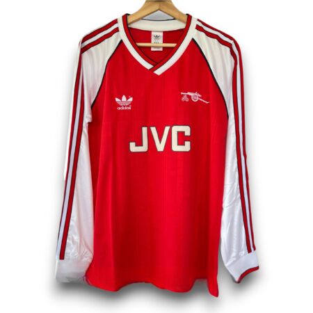 Camiseta Arsenal 1988-1989 Local Manga Larga