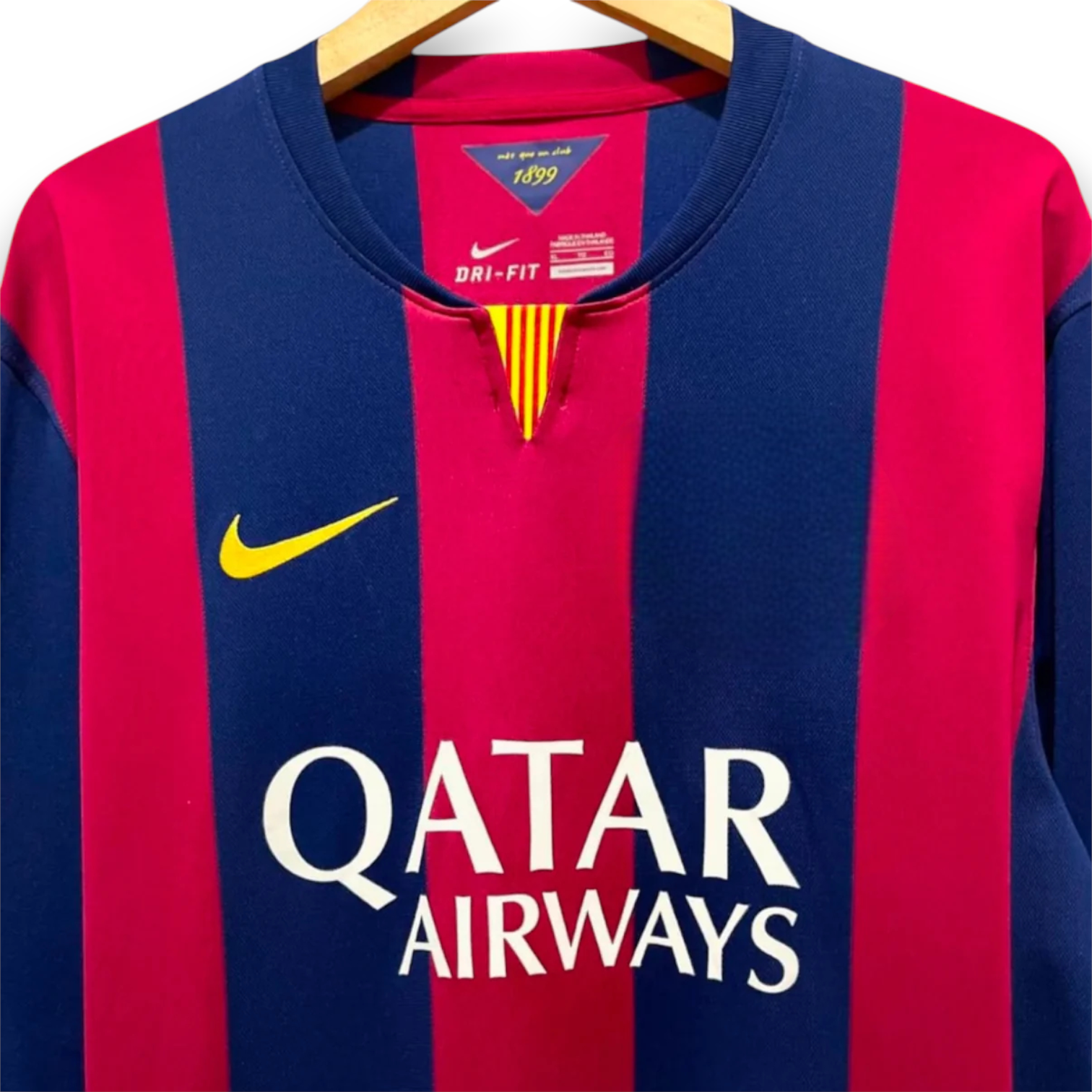 Camiseta Barcelona 2014-2015 Local Manga Larga - Imagen 4