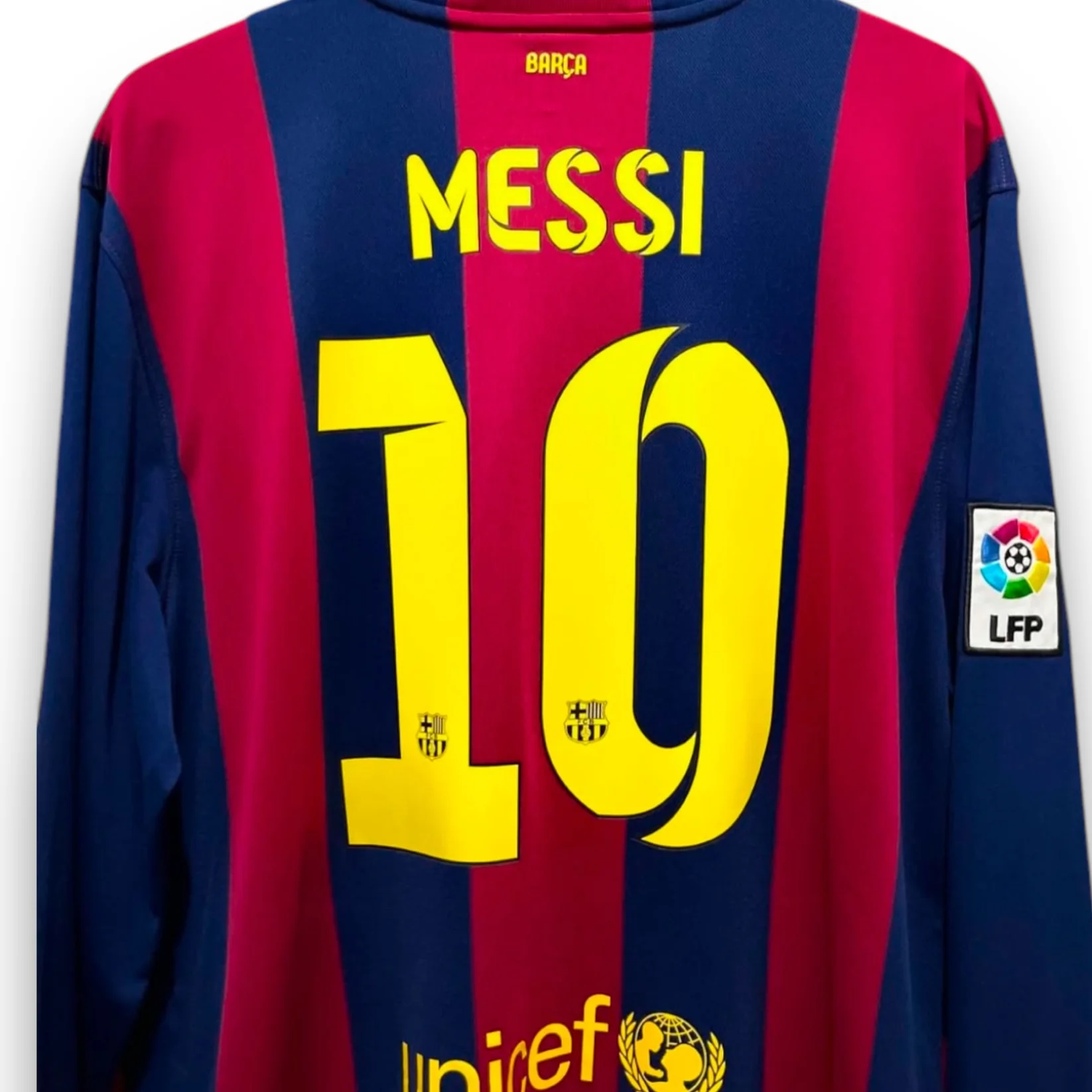 Camiseta Barcelona 2014-2015 Local Manga Larga - Imagen 2