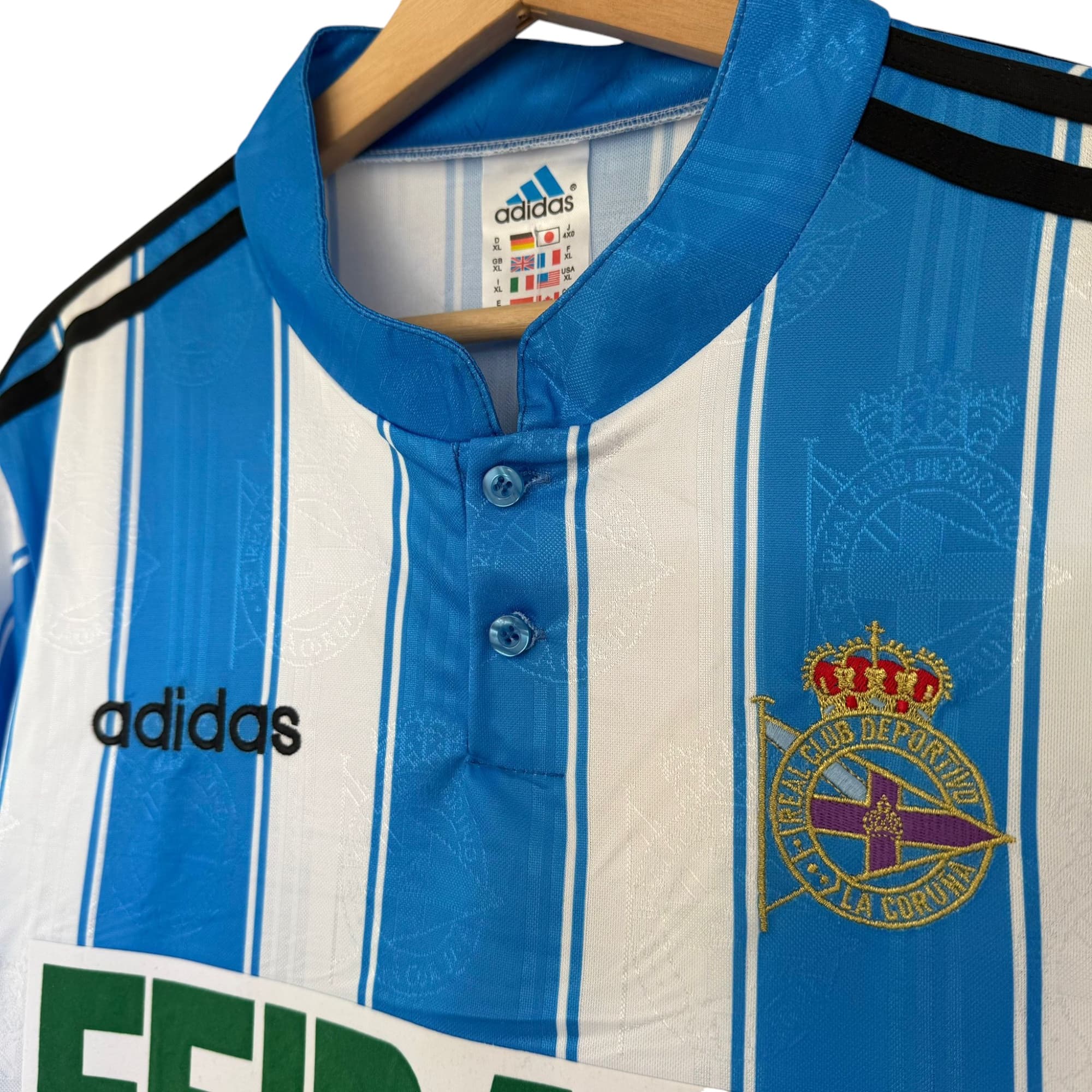 Camiseta Deportivo La Coruña 1997-1998 Local - Imagen 3