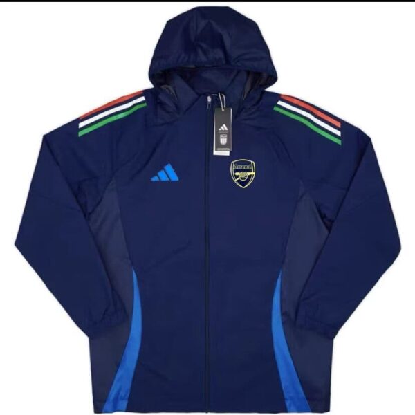 Chaqueta Arsenal 2024-2025 Azul – Cortavientos