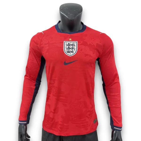 Camiseta Inglaterra 2026 Visitante Manga Larga – Version Pro Player