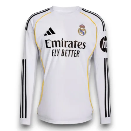 Camiseta Real Madrid 2025-2026 Local Manga Larga