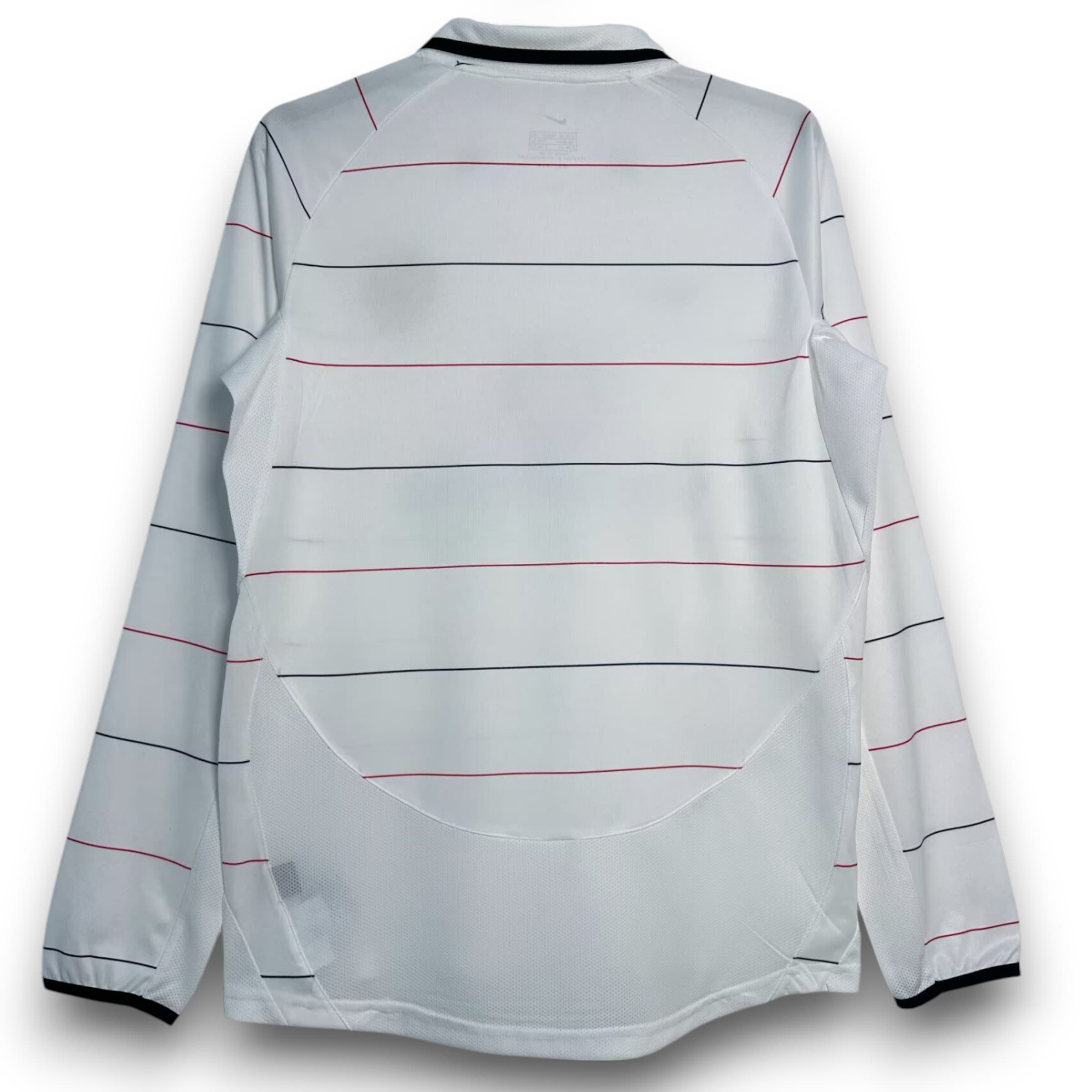 Camiseta Manchester United 2003-2005 Visitante Manga Larga - Imagen 2