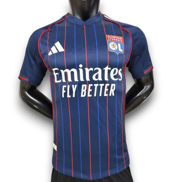 Camiseta Olympique de Lyon 2025-2026 Visitante – Version Pro Player
