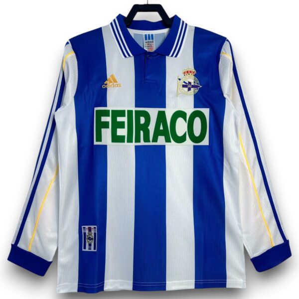 Camiseta Deportivo La Coruña 1999-2000 Local – Manga Larga