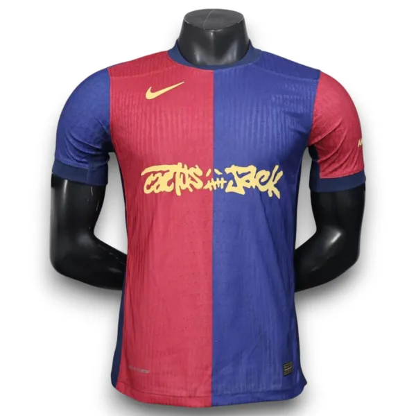Camiseta Barcelona x Travis Scott 2024-2025 Local – Version Pro Player