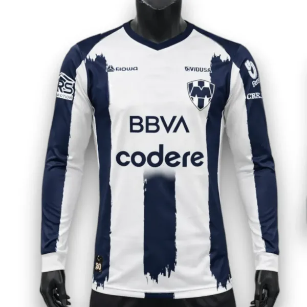 Camiseta Monterrey 2025-2026 Local Manga Larga – Versión Pro Player