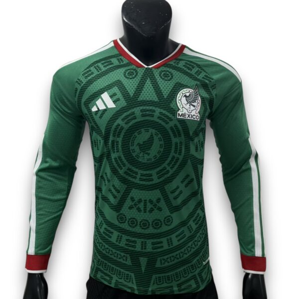 Camiseta México 2025-2026 Local Manga Larga – Version Pro Player