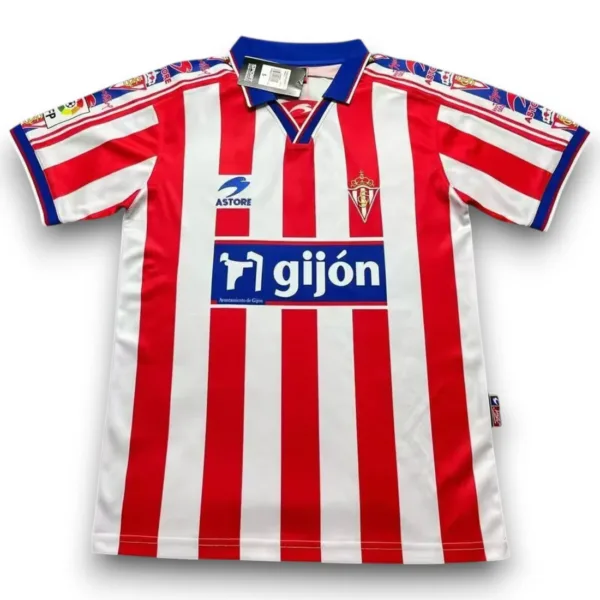 Camiseta Sporting Gijon 1999-2000 Local