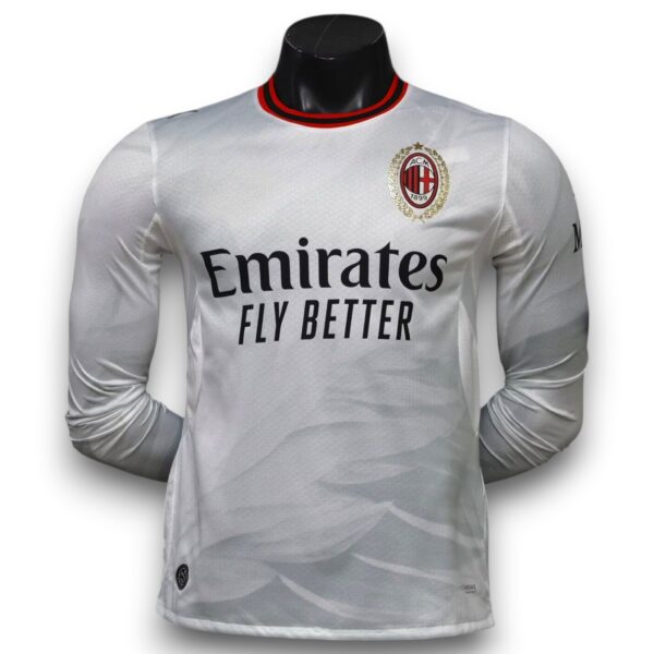Camiseta Milán 2026-2027 Visitante Manga Larga – Versión Pro Player