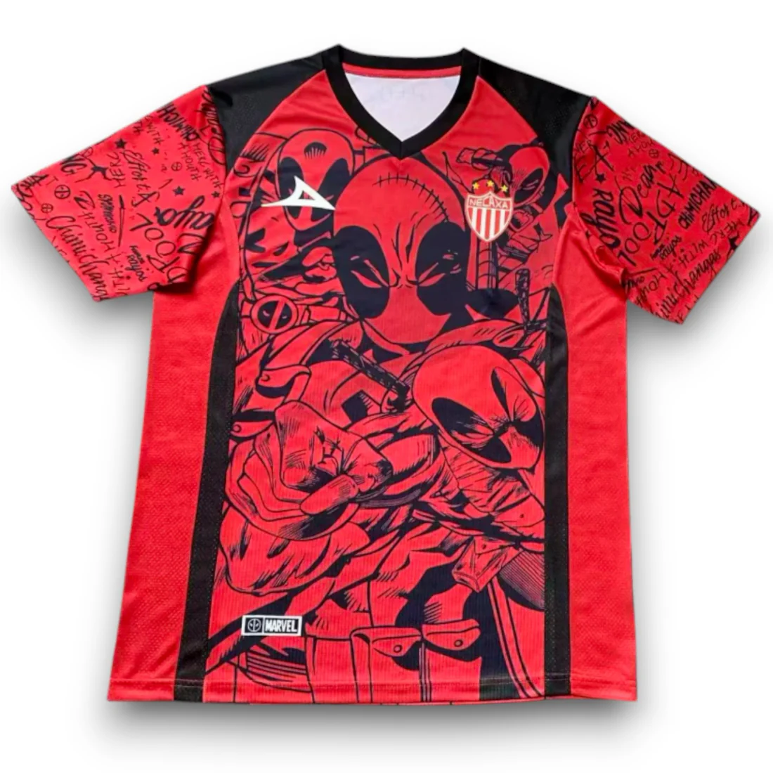 Camiseta Necaxa 2025-2026 Especial Deadpool - Imagen 2
