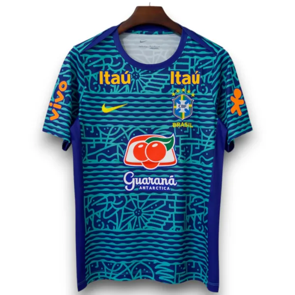 Camiseta Brasil 2024 Visitante Entrenamiento