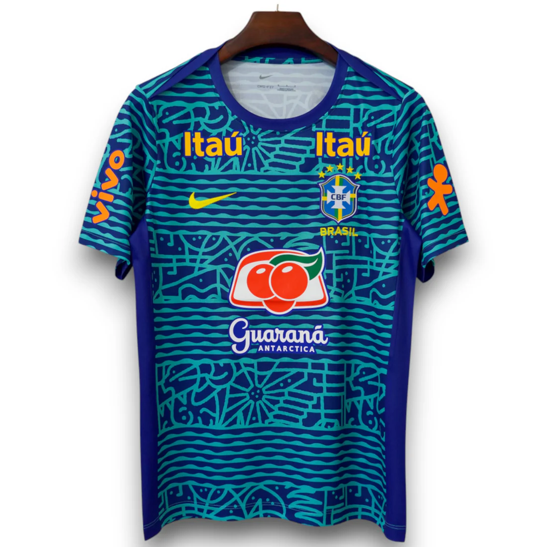 Camiseta Brasil 2024 Visitante Entrenamiento