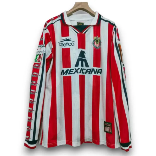 Camiseta Chivas 1997-1998 Local Manga Larga