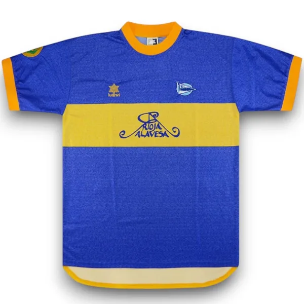 Camiseta Alavés 2000-2001 Final UEFA