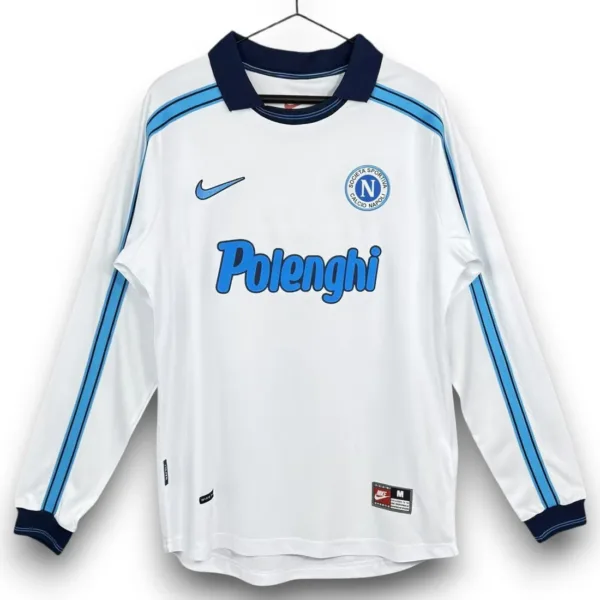 Camiseta Nápoles 1998-1999 Visitante Manga Larga