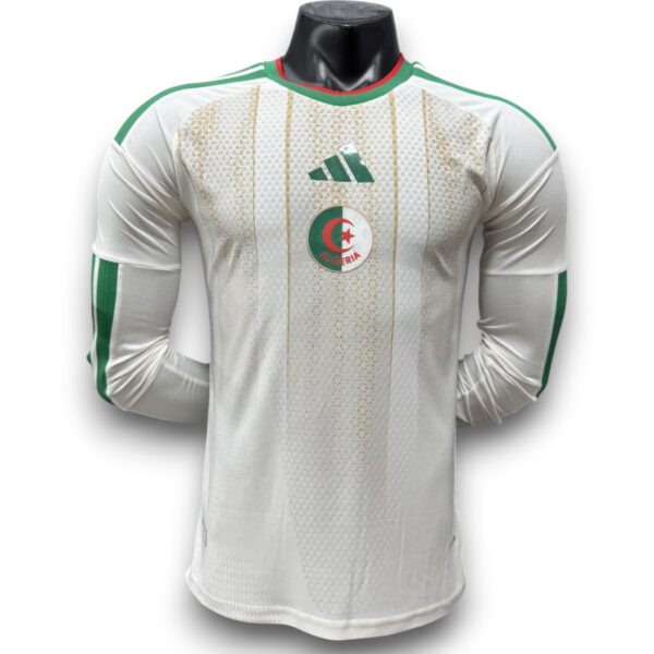 Camiseta Argelia 2026-2027 Local Manga Larga – Version Pro Player