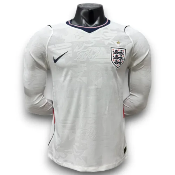 Camiseta Inglaterra 2026-2027 Local Manga Larga – Version Pro Player
