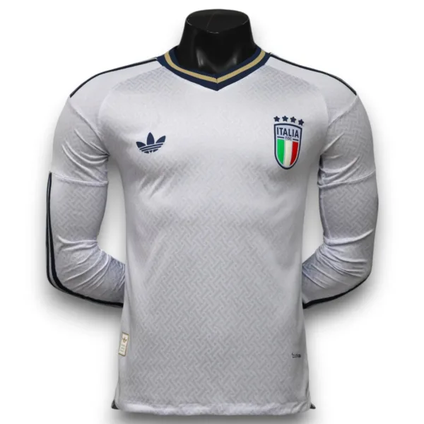 Camiseta Italia 2026-2027 Visitante Manga Larga – Version Pro Player