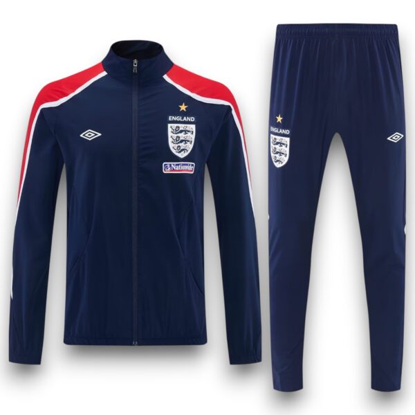 Chándal Inglaterra Azul Retro – Cremallera