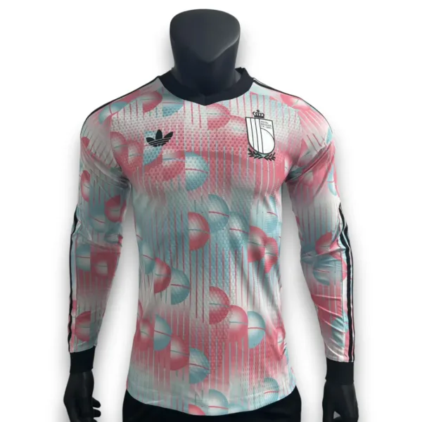 Camiseta Bélgica 2026-2027 Visitante Manga Larga – Pro Player