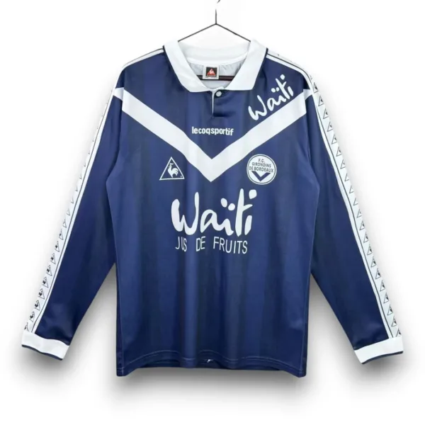 Camiseta Bordeaux 1997-1998 Local Manga Larga