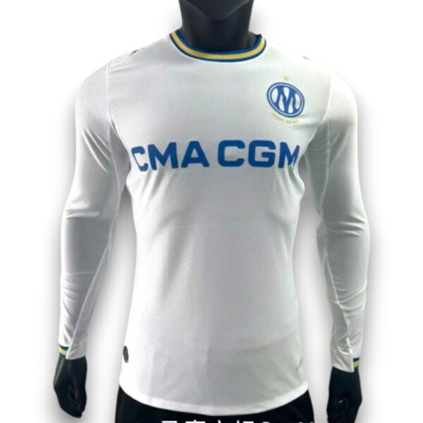 Camiseta O. Marsella 2026-2027 Local Manga Larga – Version Pro Player