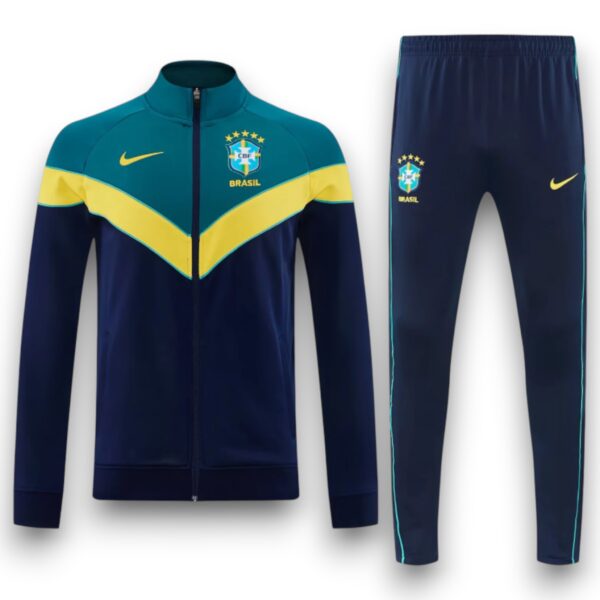 Chándal Brasil 2026-2027 Green – Cremallera