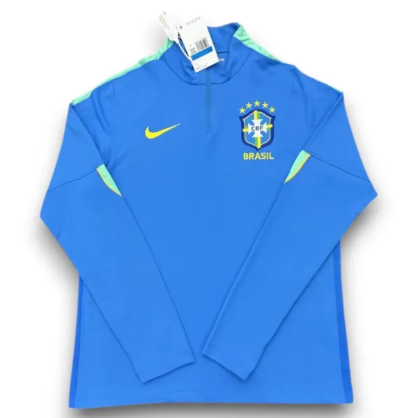 Sudadera Brasil 2026-2027 Azul Entrenamiento