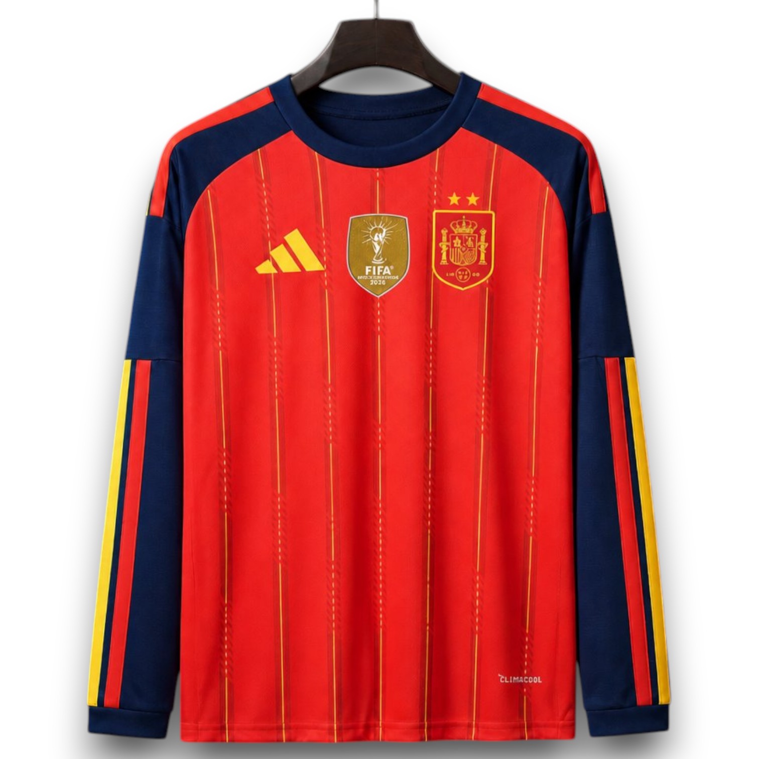 Camiseta España 2026-2027 Local Dos Estrellas Manga Larga - Imagen 2