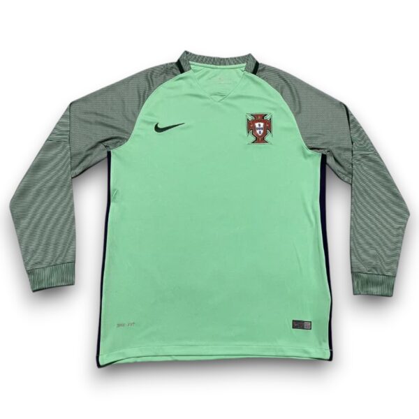Camiseta Portugal 2016 Visitante Manga Larga