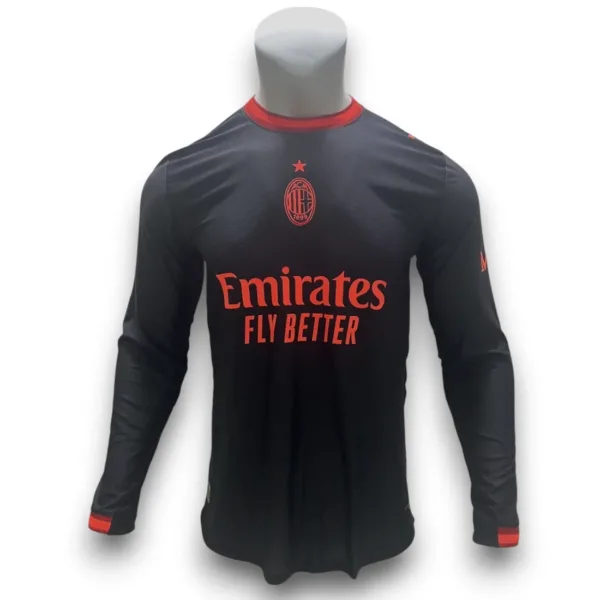 Camiseta Milán 2026-2027 Alternativa Manga Larga – Versión Pro Player