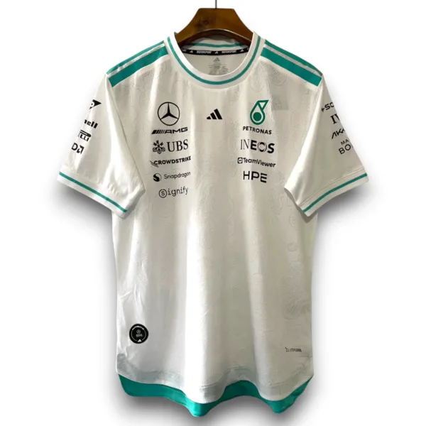 Camiseta Equipo Mercedes 2026-2027 White/Green
