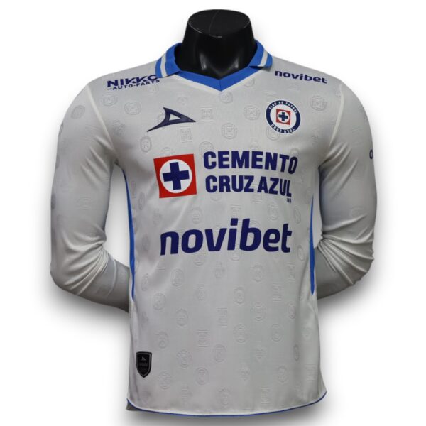 Camiseta Cruz Azul 2026-2027 Local Manga Larga – Version Pro Player