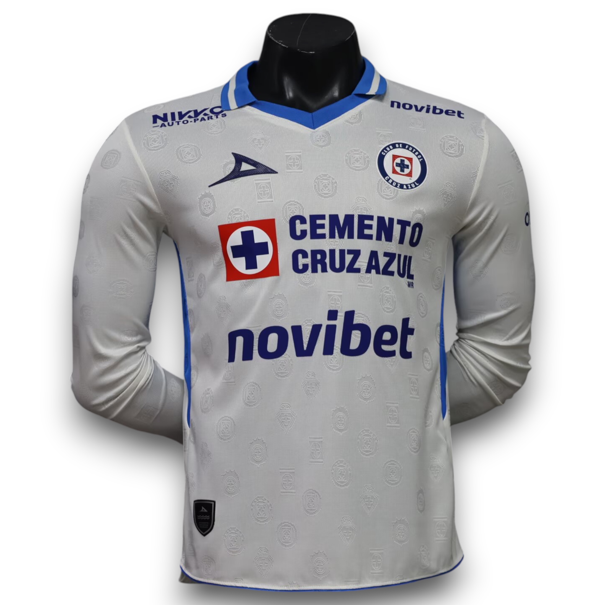 Camiseta Cruz Azul 2026-2027 Local Manga Larga - Version Pro Player