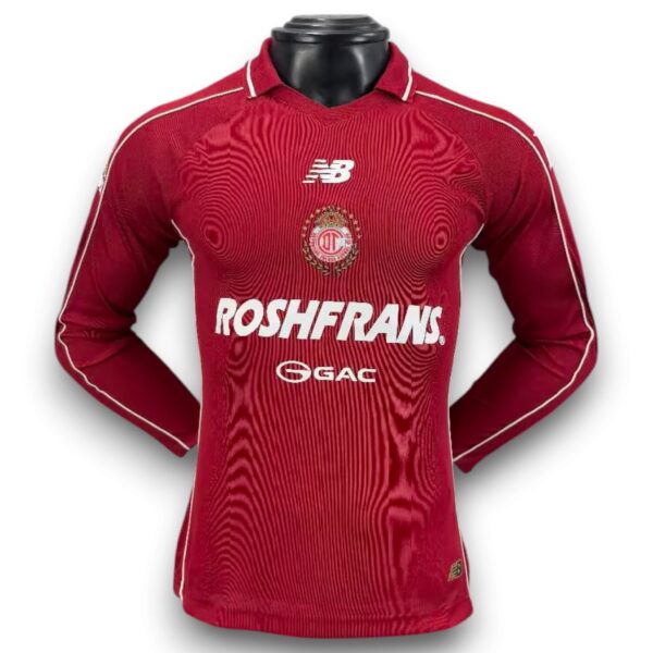 Camiseta Toluca 2026-2027 Local Manga Larga – Version Pro Player