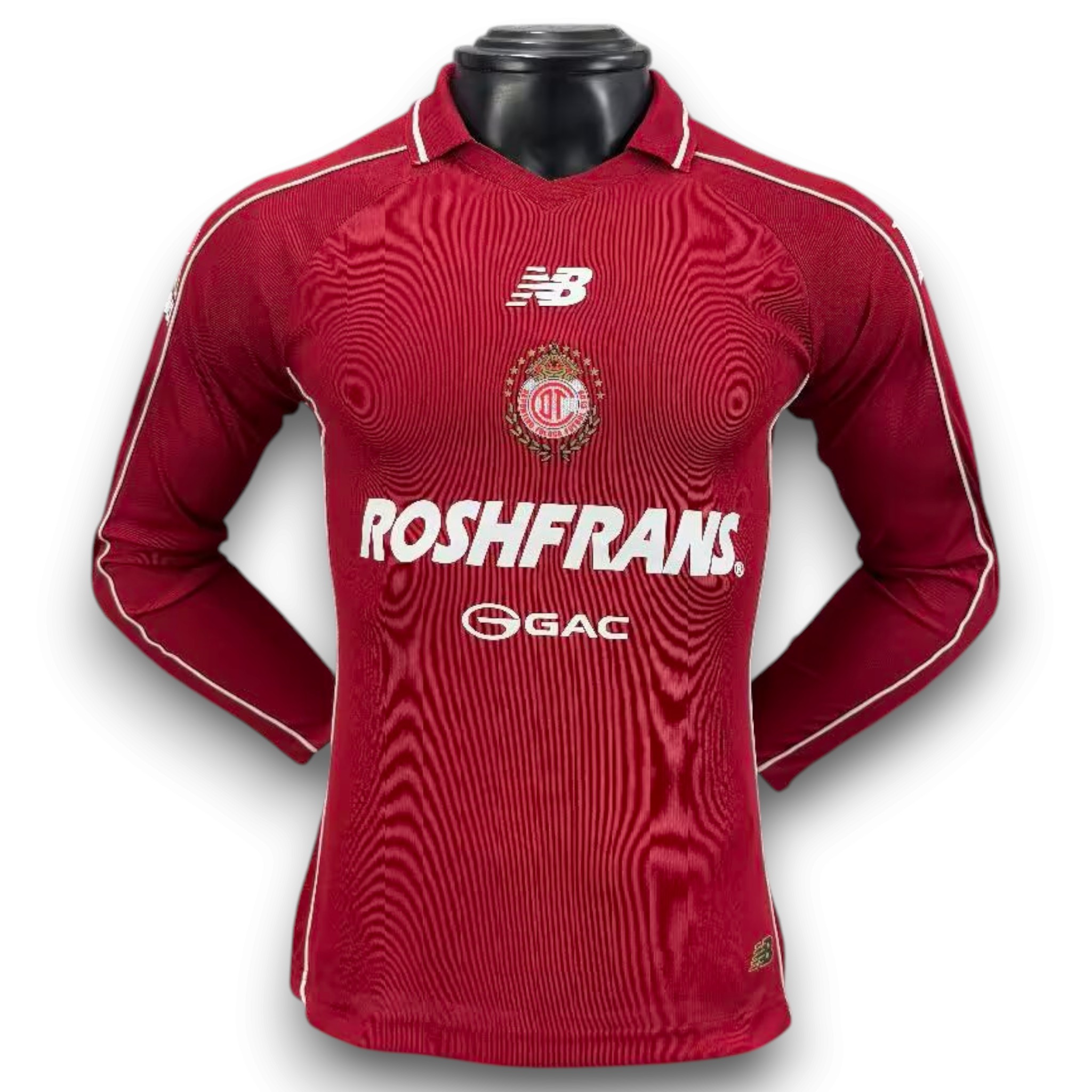 Camiseta Toluca 2026-2027 Local Manga Larga - Version Pro Player