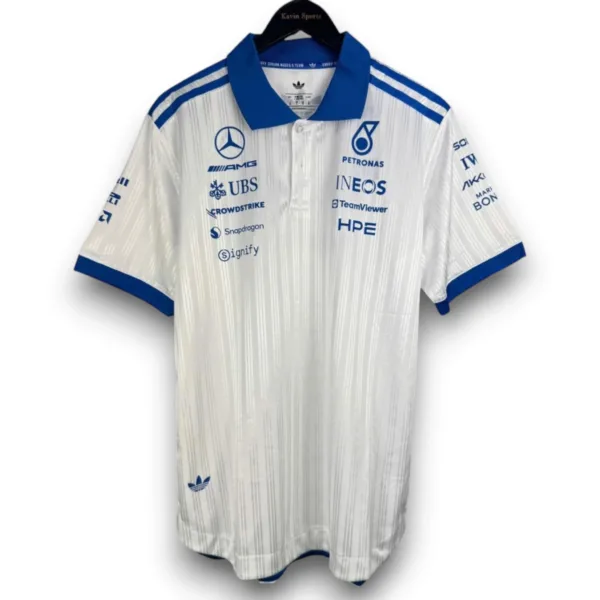 Polo Mercedes AMG Petronas F1 2026 White/Blue
